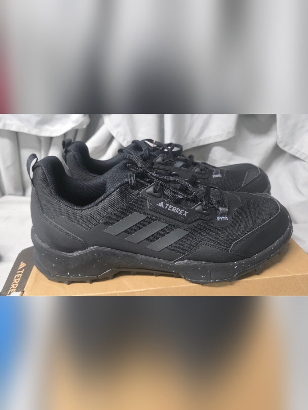 adidas Terrex AX4 Hiking Shoes Black Carbon HP7388 Men SZ 14 NWB